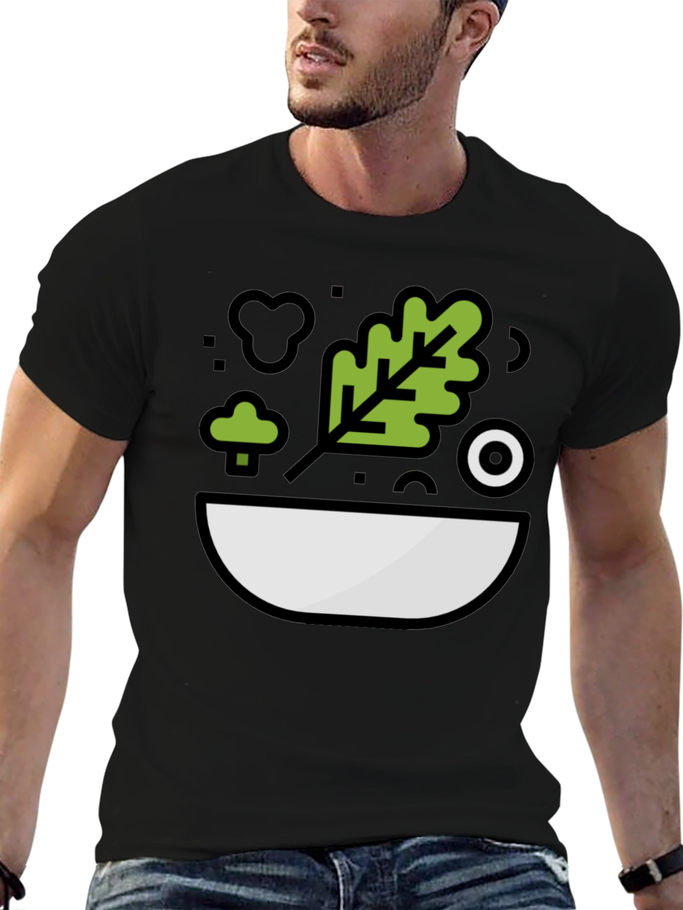 Salad Bowl Graphic Tee - Healthy Lifestyle Fashion