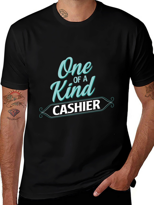 One Of A Kind Cashier T-Shirt - Trendy Graphic Tee