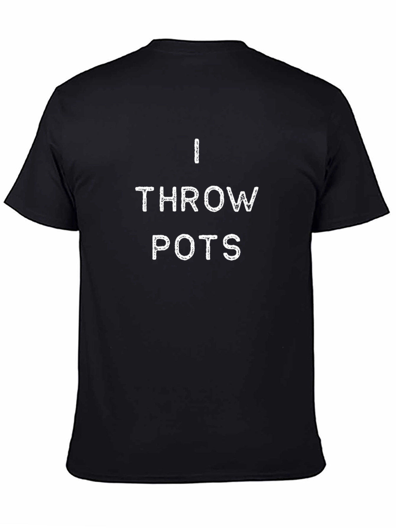 I Throw Pots Black T-Shirt - Funny Pottery Tee