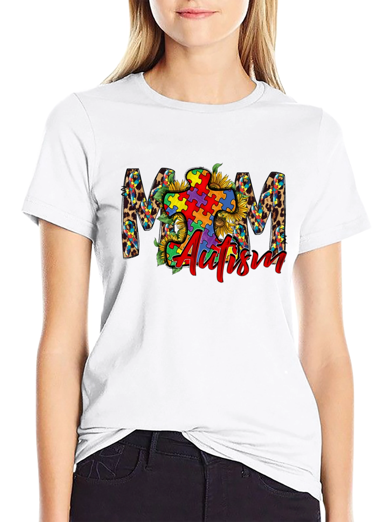 Autism Awareness Mom T-Shirt