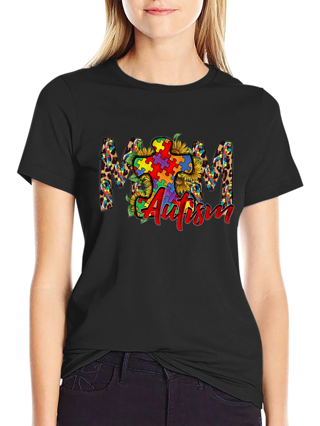 Autism Awareness Mom T-Shirt