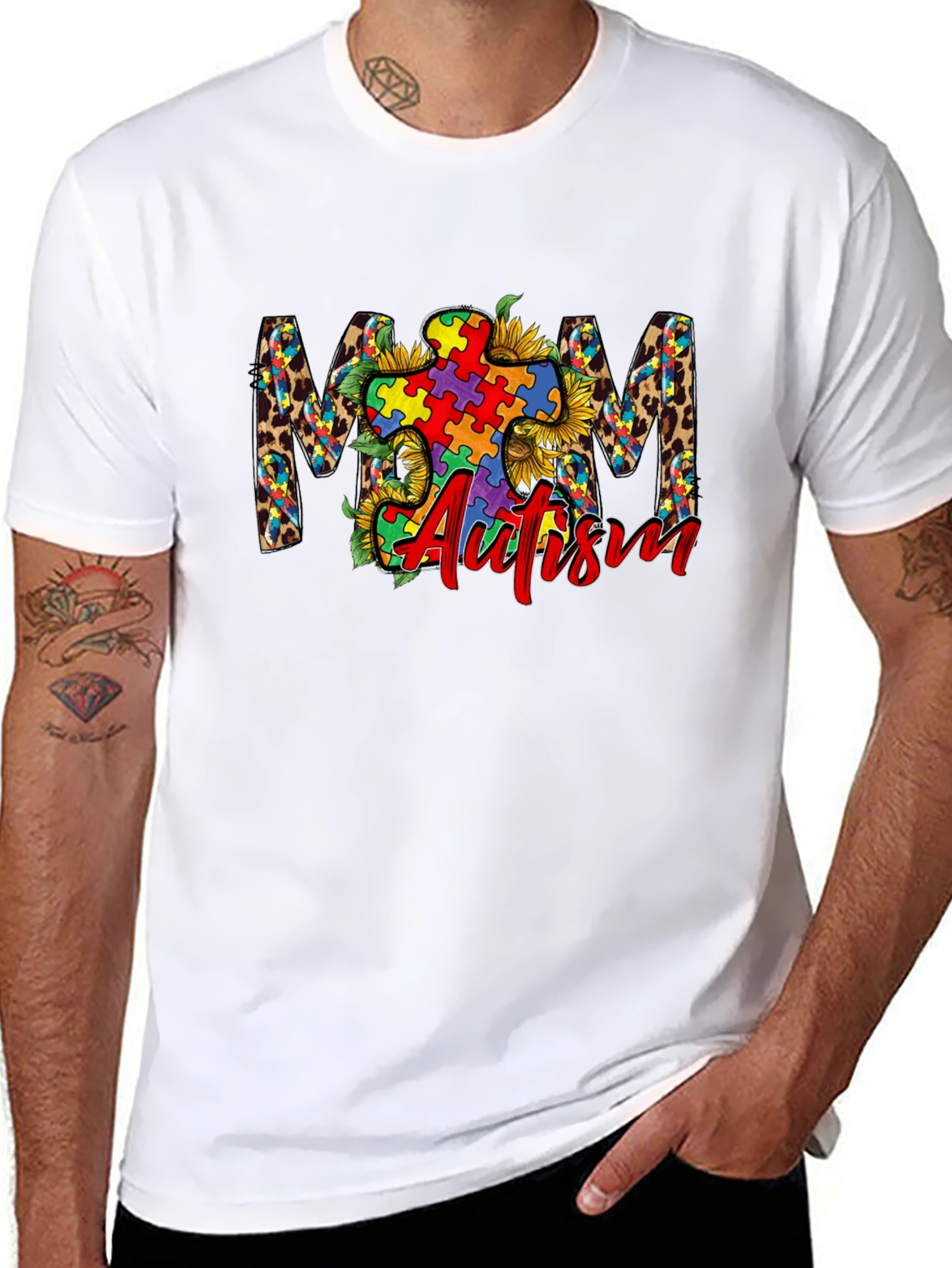 Autism Awareness Mom T-Shirt