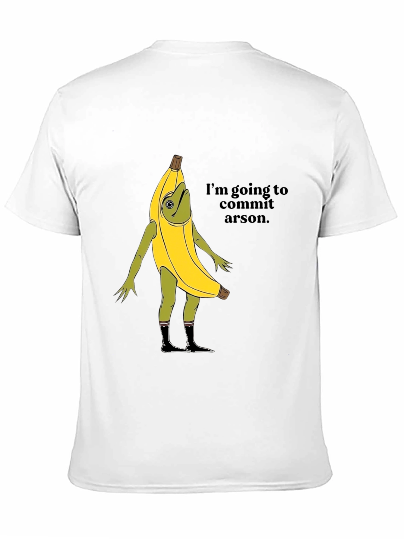 Arson Banana T-Shirt - Funny Graphic Tee