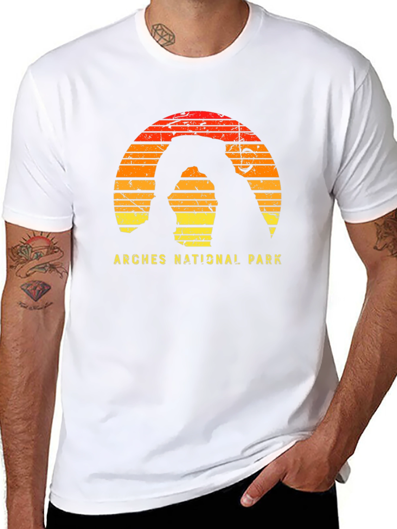 Arches National Park Retro Graphic T-Shirt