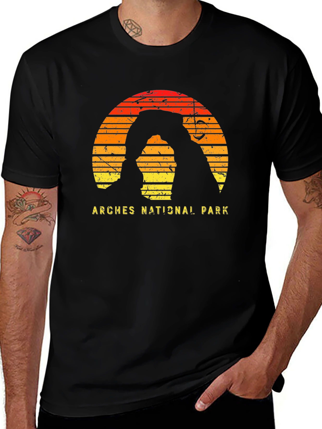 Arches National Park Retro Graphic T-Shirt