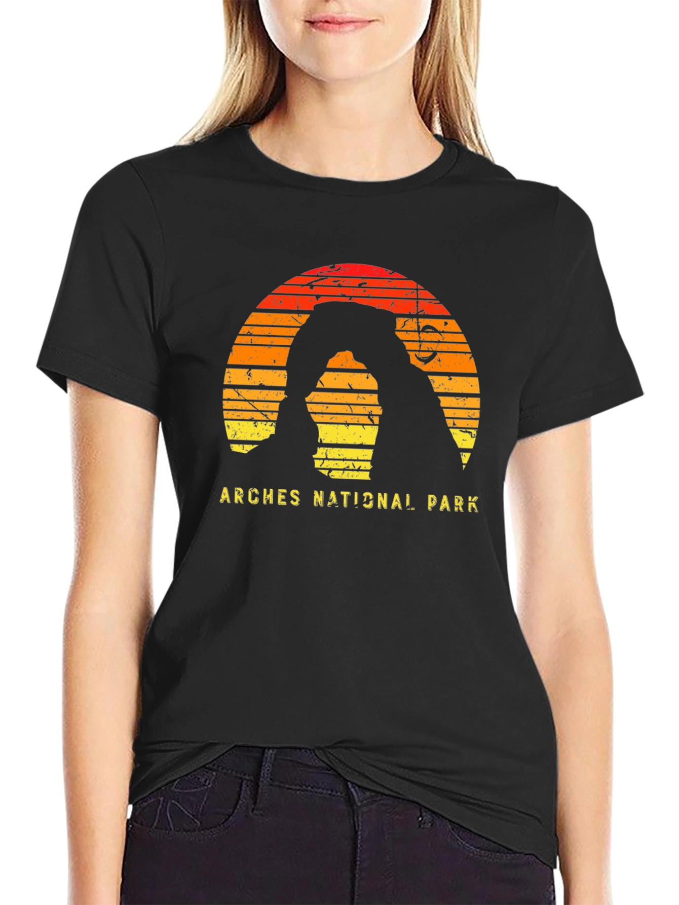 Arches National Park Retro Graphic T-Shirt