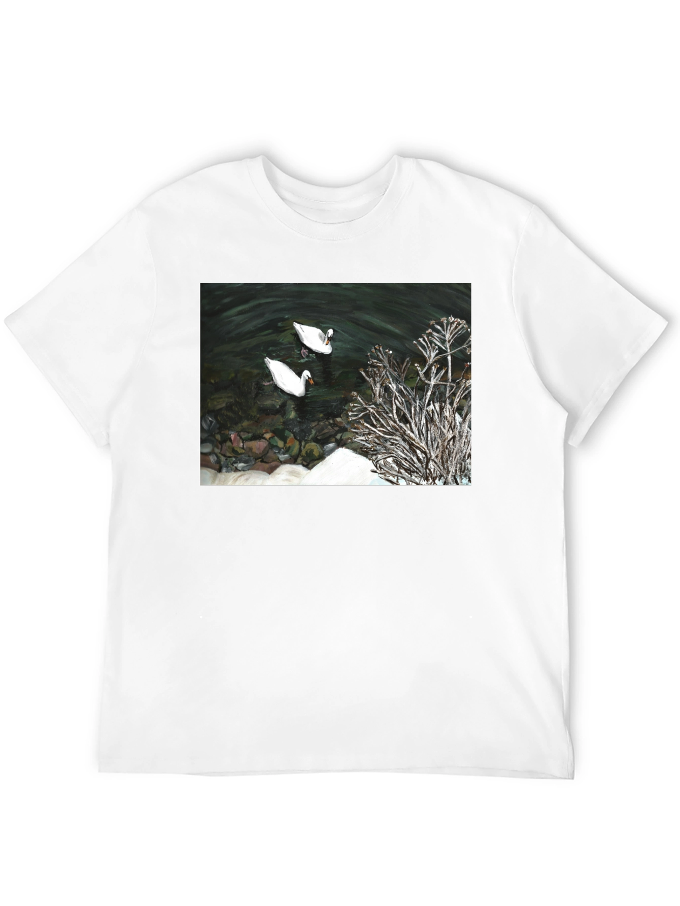 Swan Lake Graphic Tee - Black