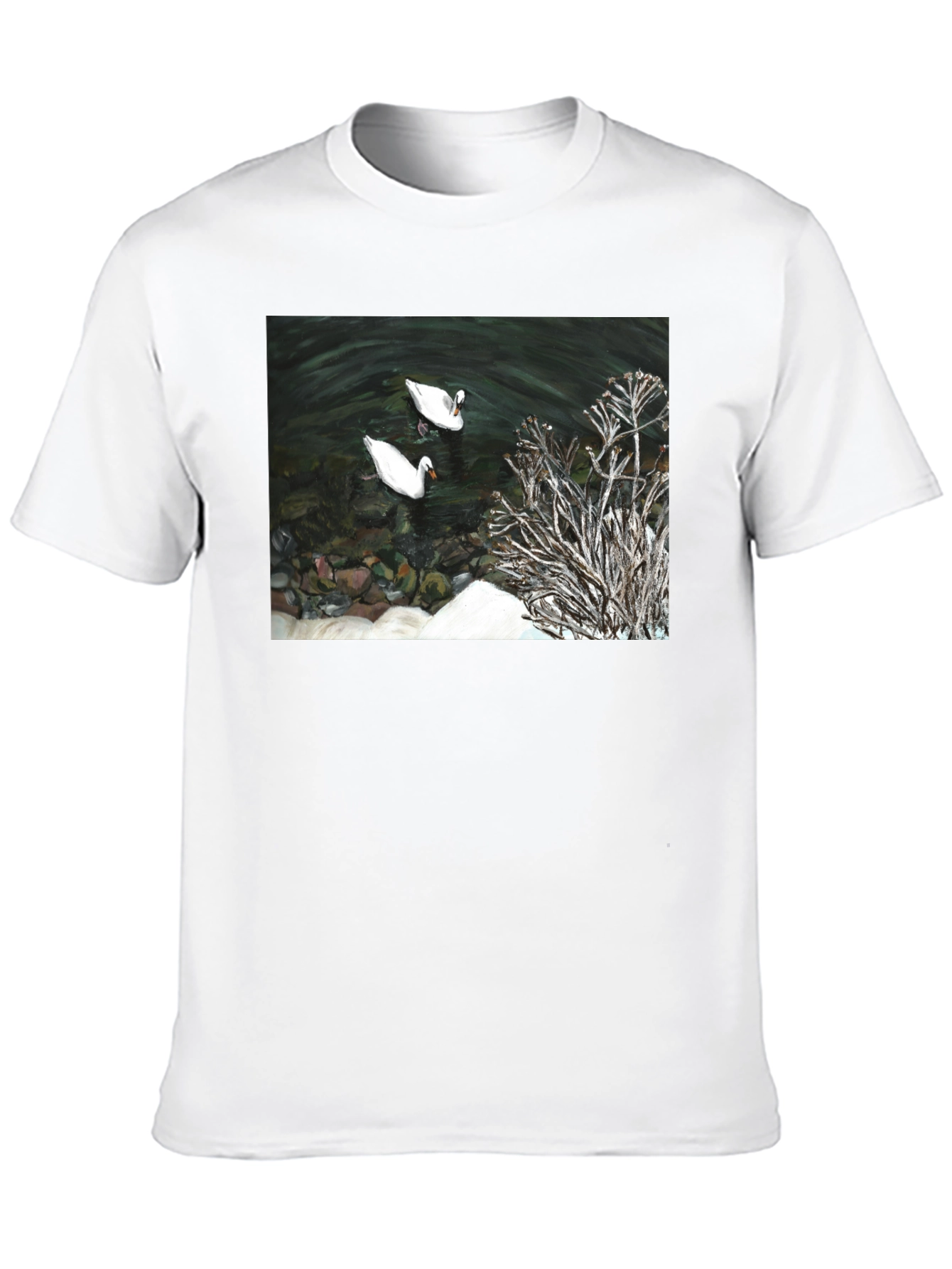 Swan Lake Graphic Tee - Black