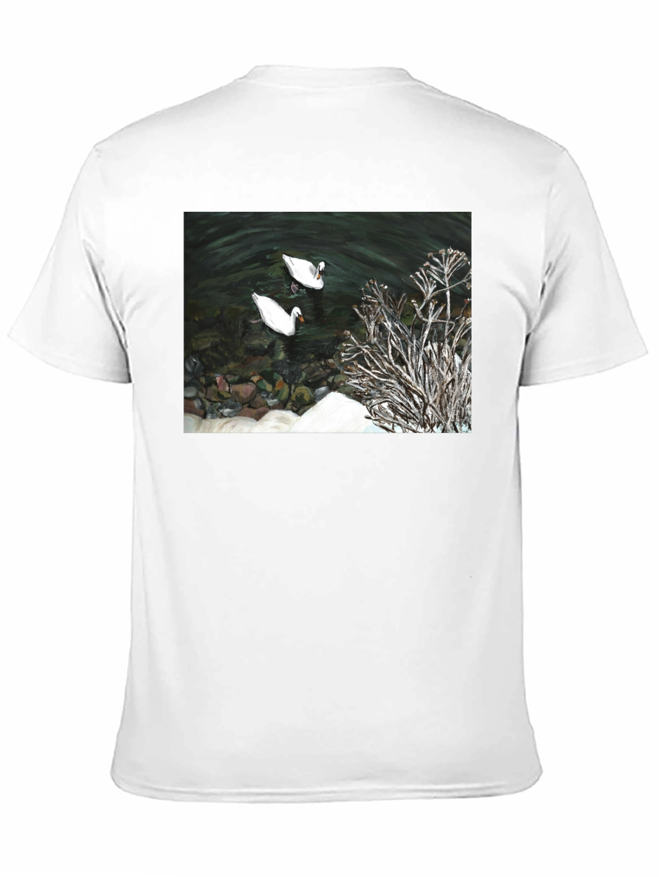 Swan Lake Graphic Tee - Black