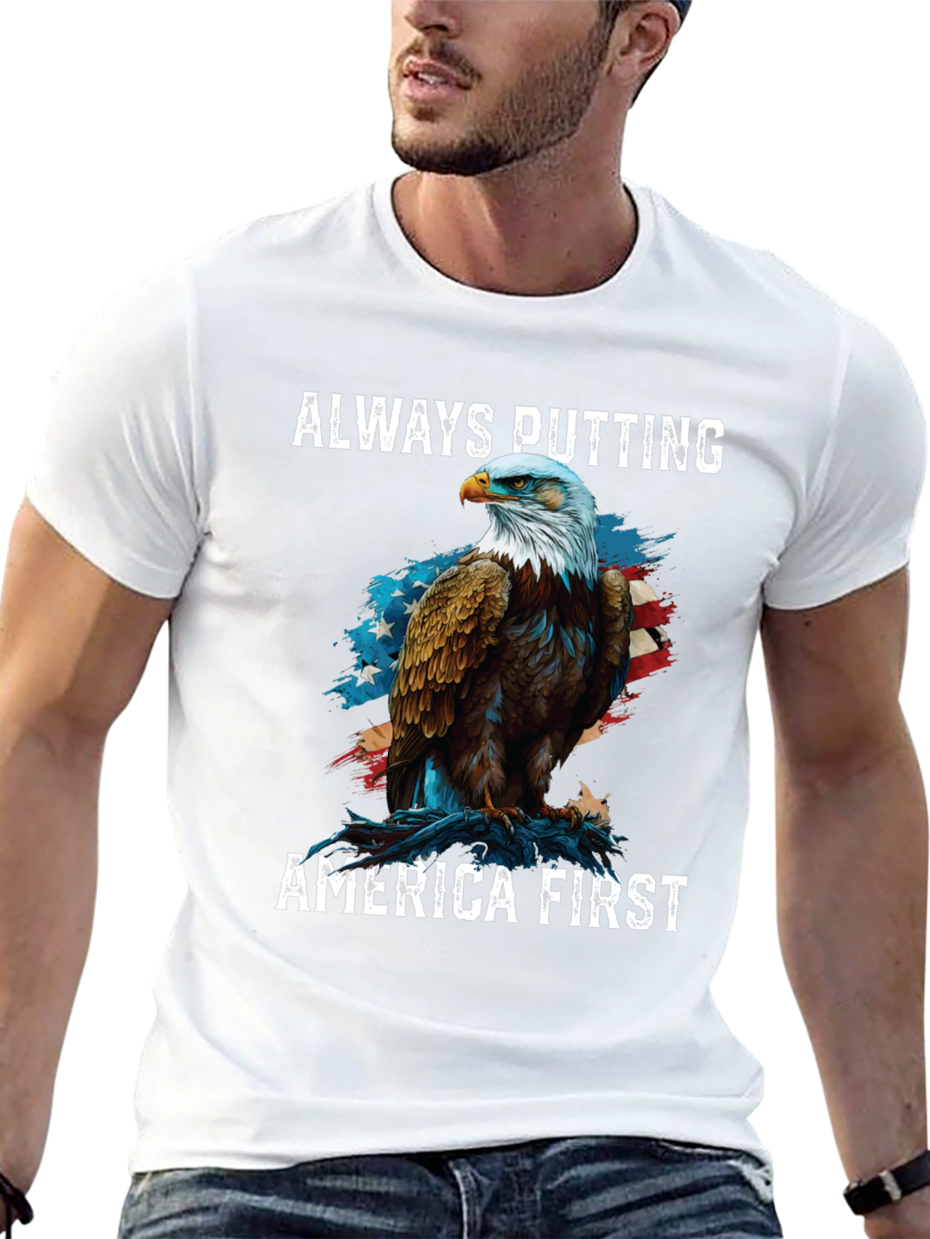 America First Eagle Graphic Tee