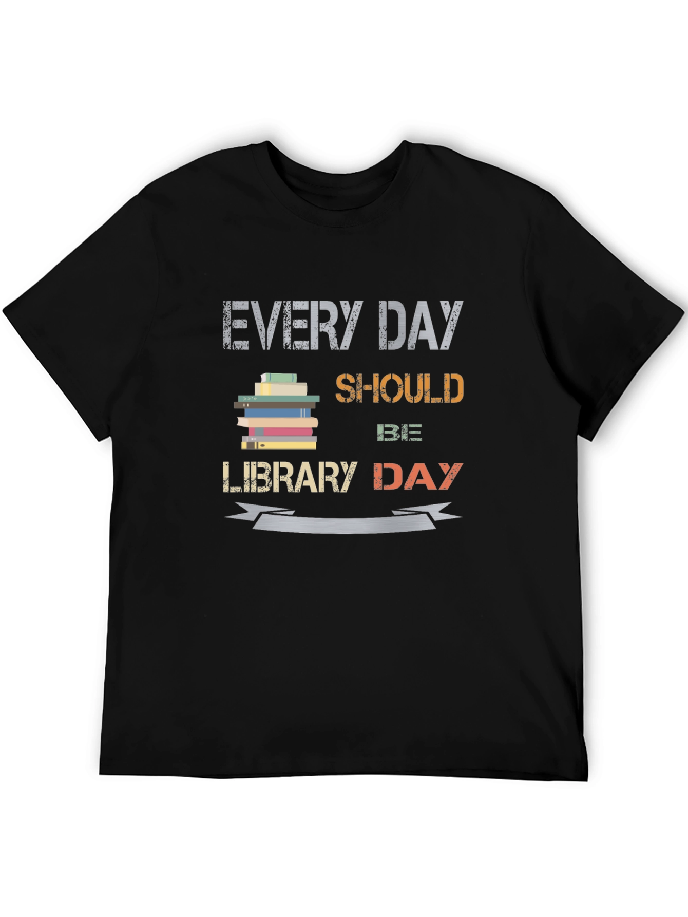 Every Day Should Be Library Day Graphic Tee