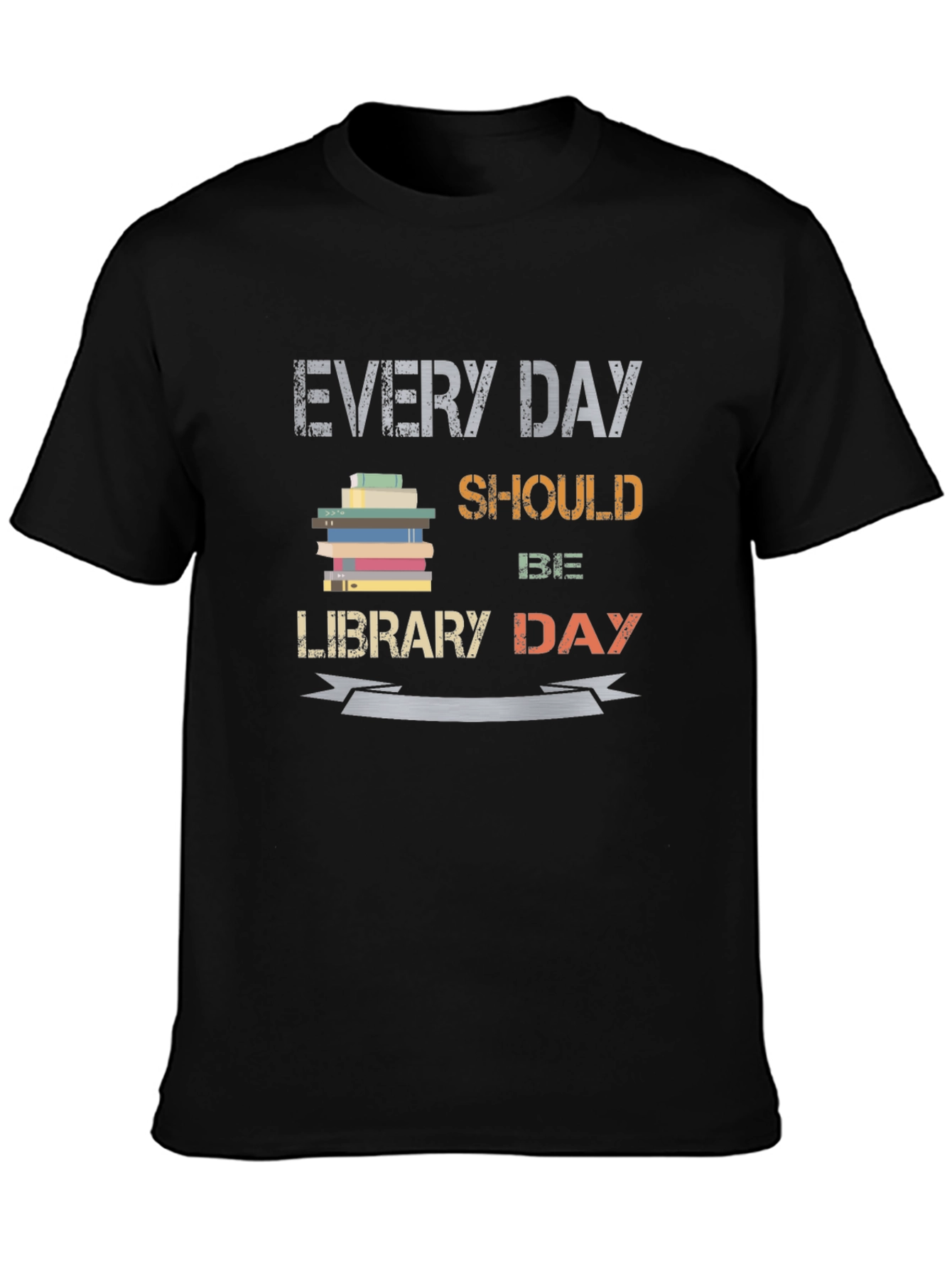 Every Day Should Be Library Day Graphic Tee