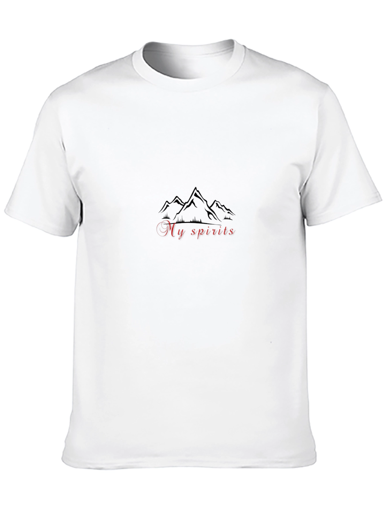 Mens My Spirits Mountain Graphic T-Shirt