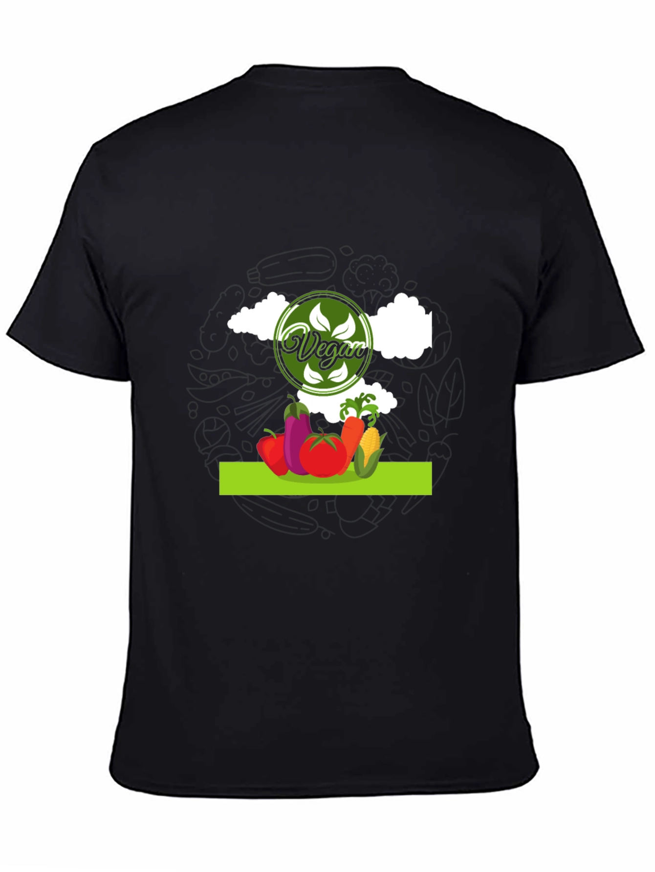 Vegan Graphic T-Shirt - Eat Your Veggies!