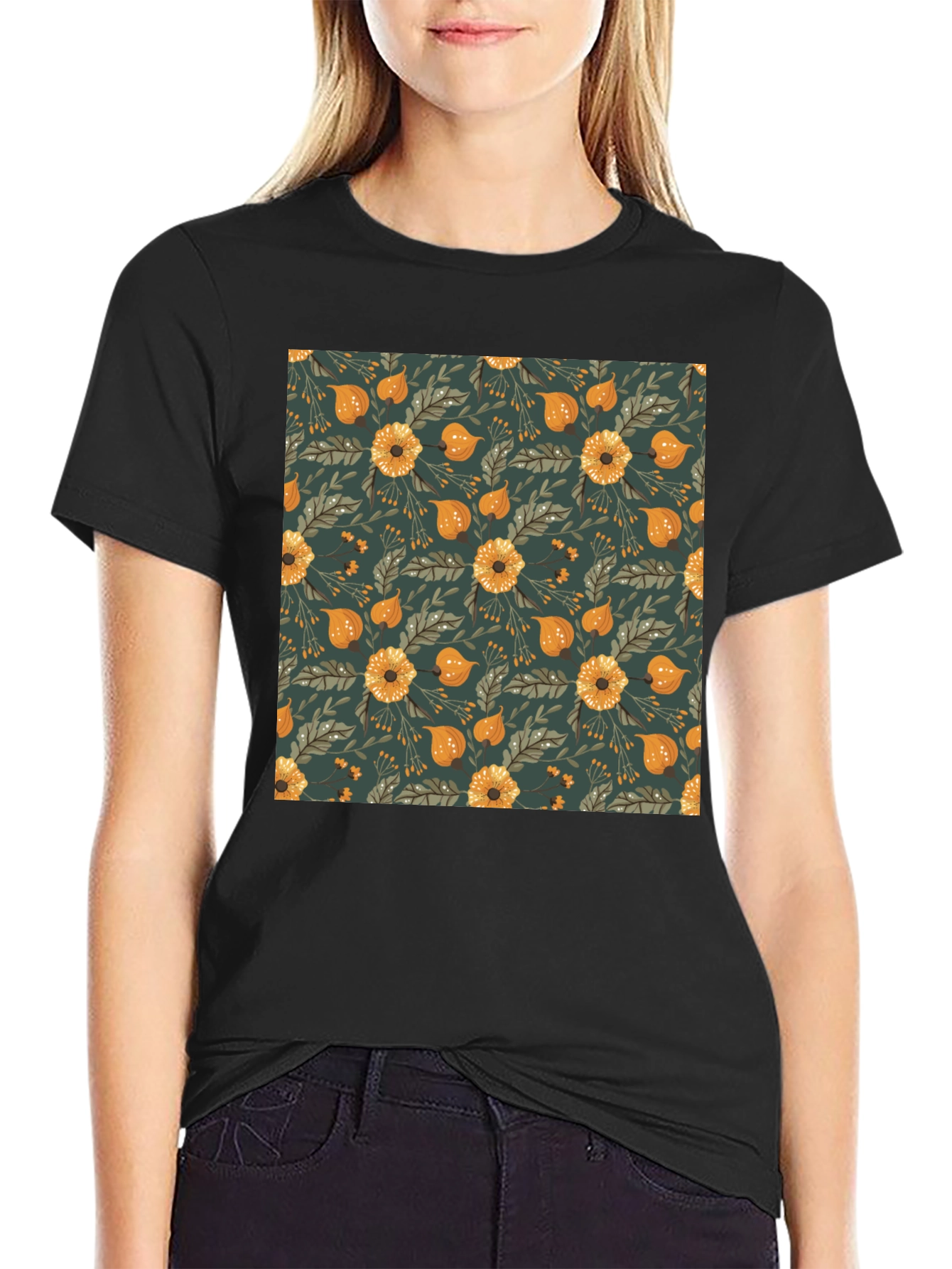 Floral Patterned T-Shirt