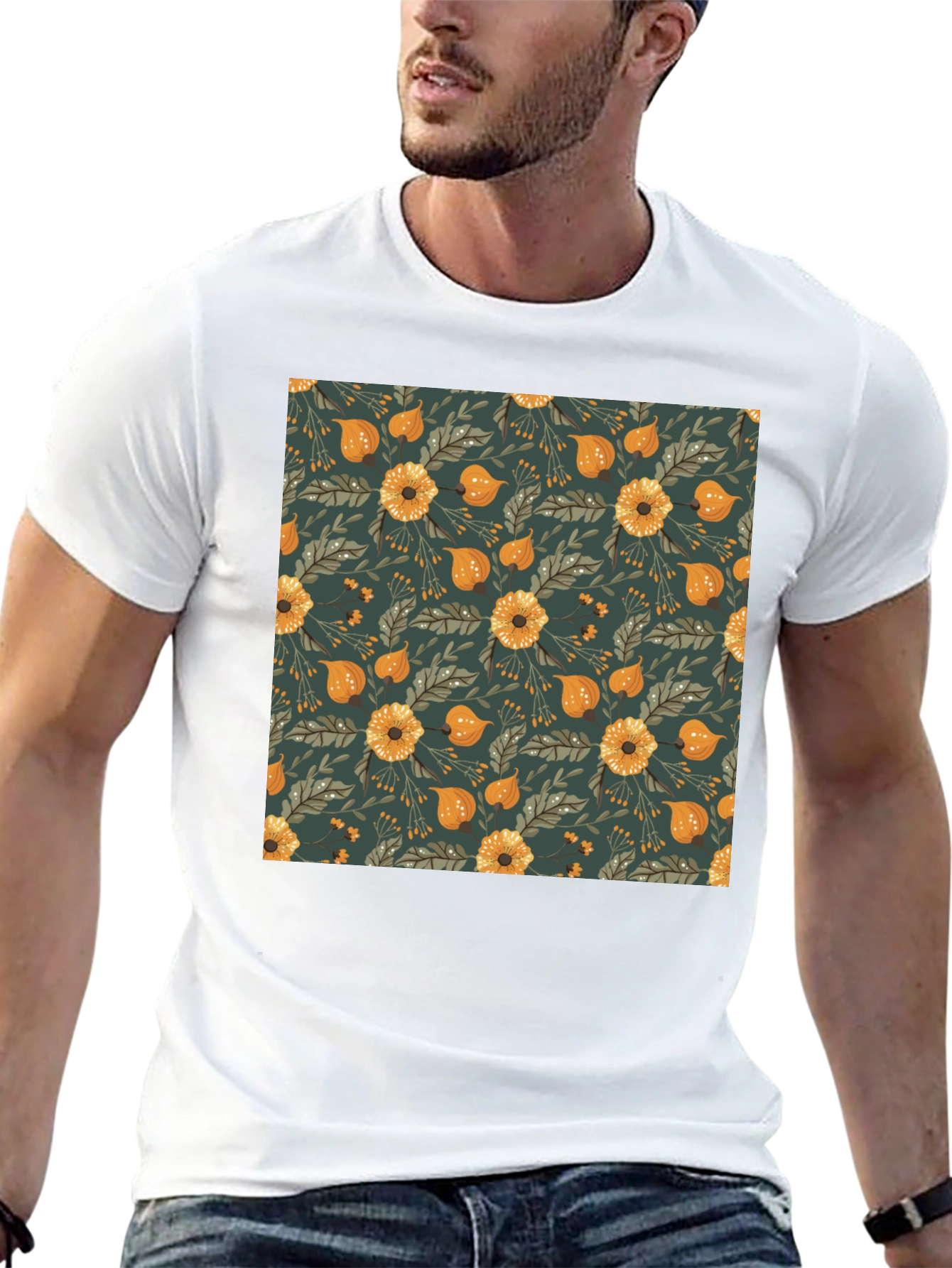 Floral Patterned T-Shirt