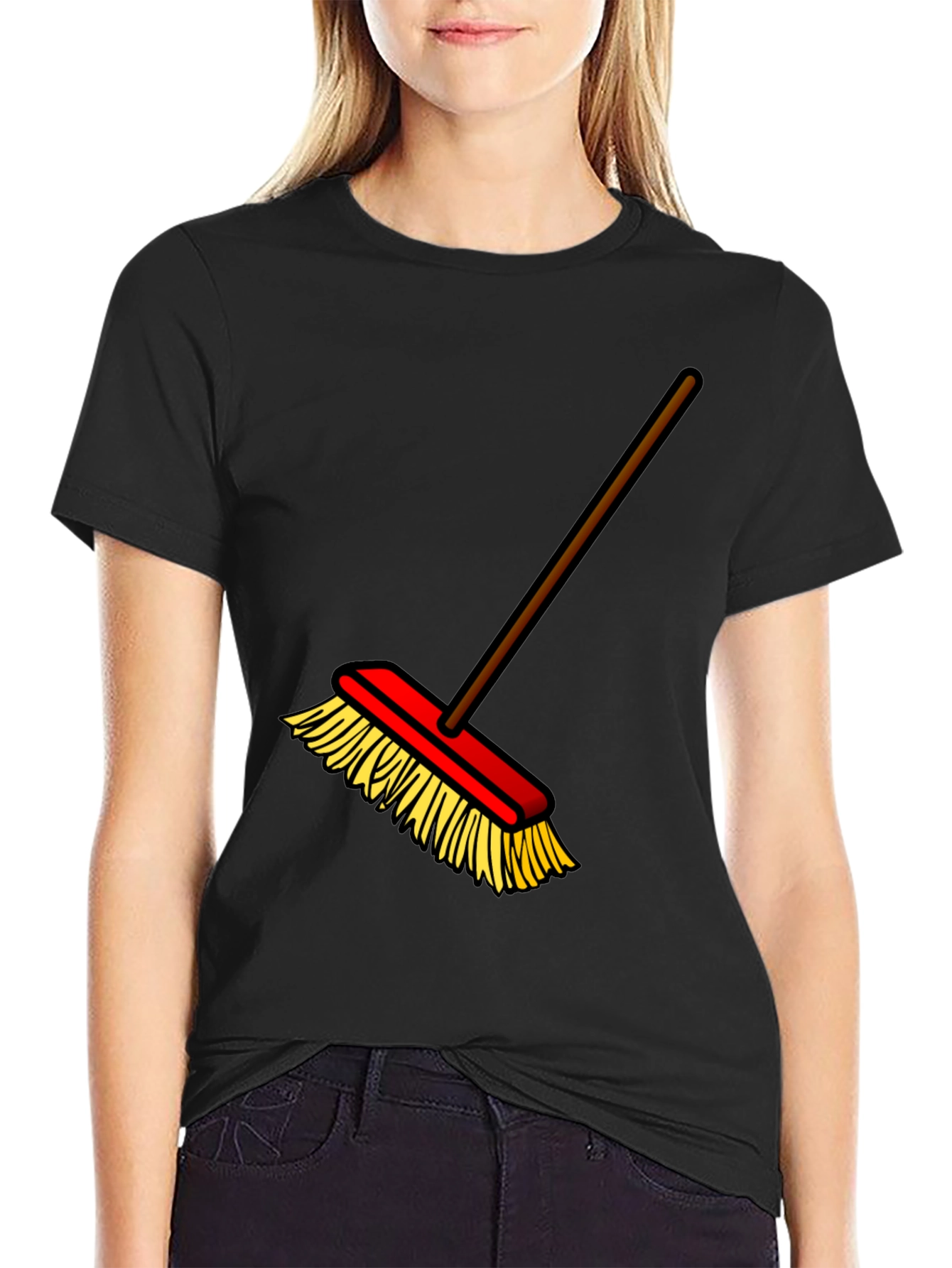 Broom Graphic T-Shirt - Clean Style