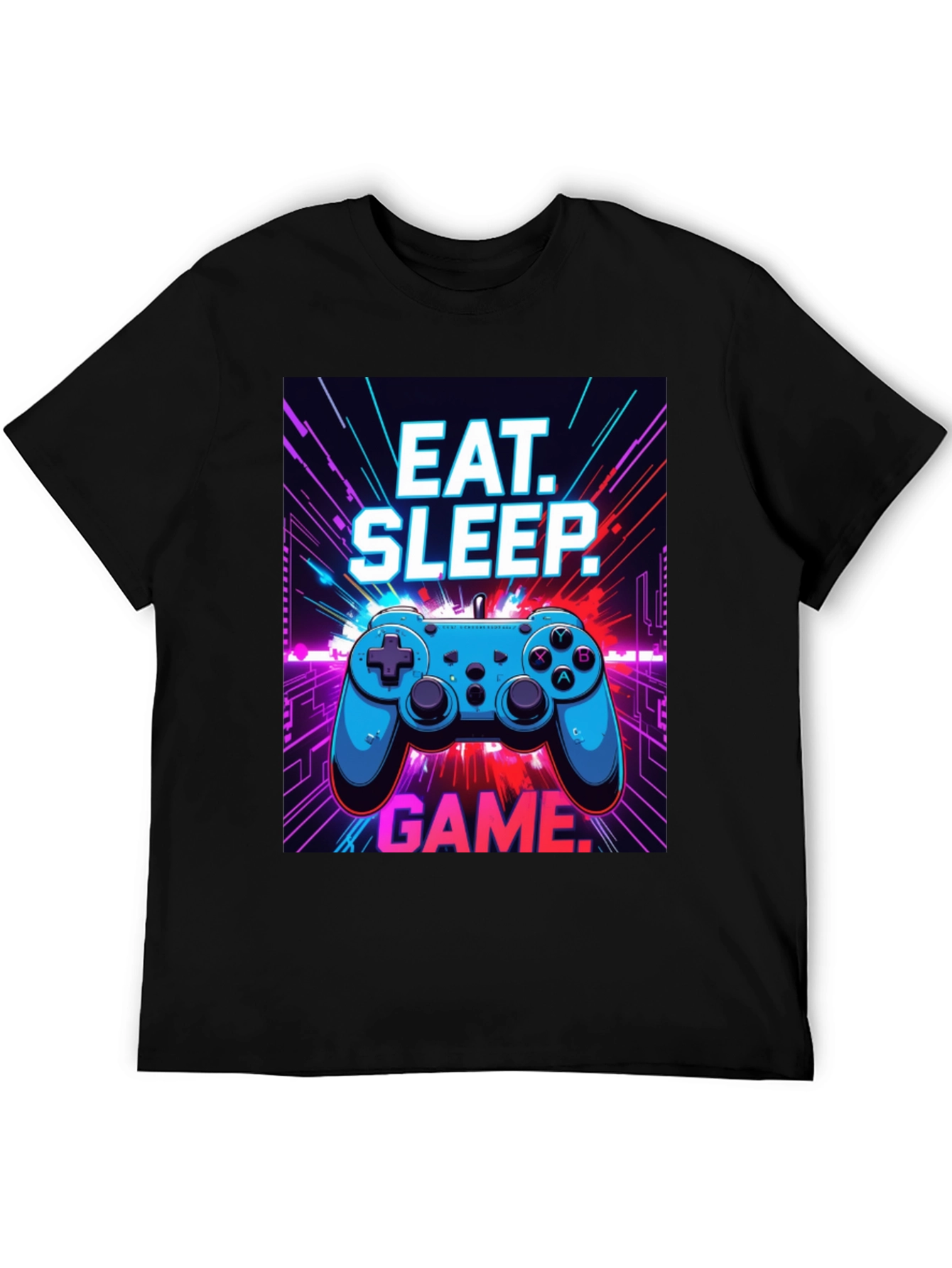 Eat Sleep Game T-Shirt - Gamer Style