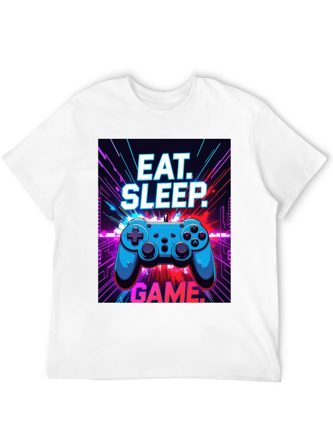 Eat Sleep Game T-Shirt - Gamer Style