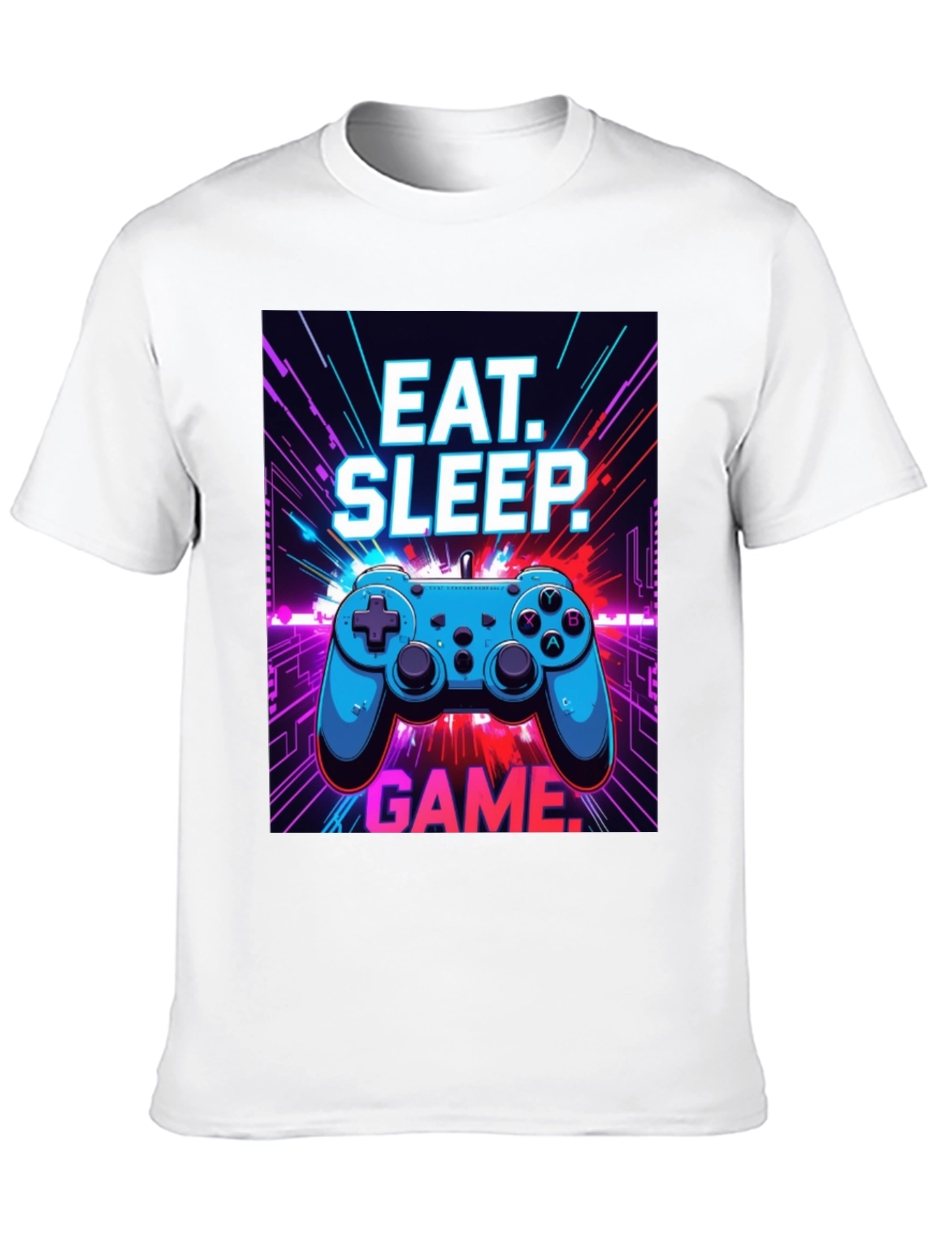 Eat Sleep Game T-Shirt - Gamer Style