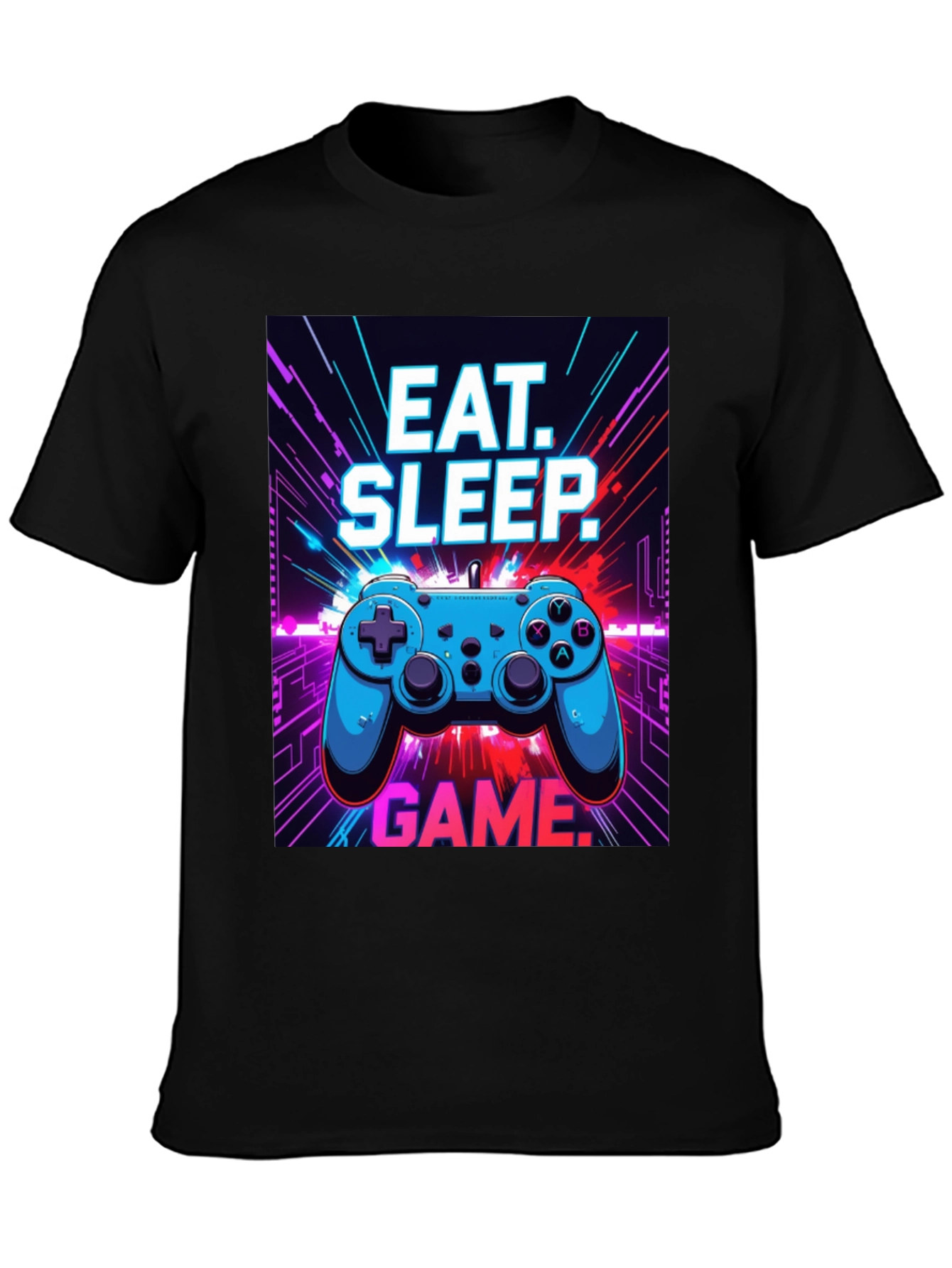 Eat Sleep Game T-Shirt - Gamer Style