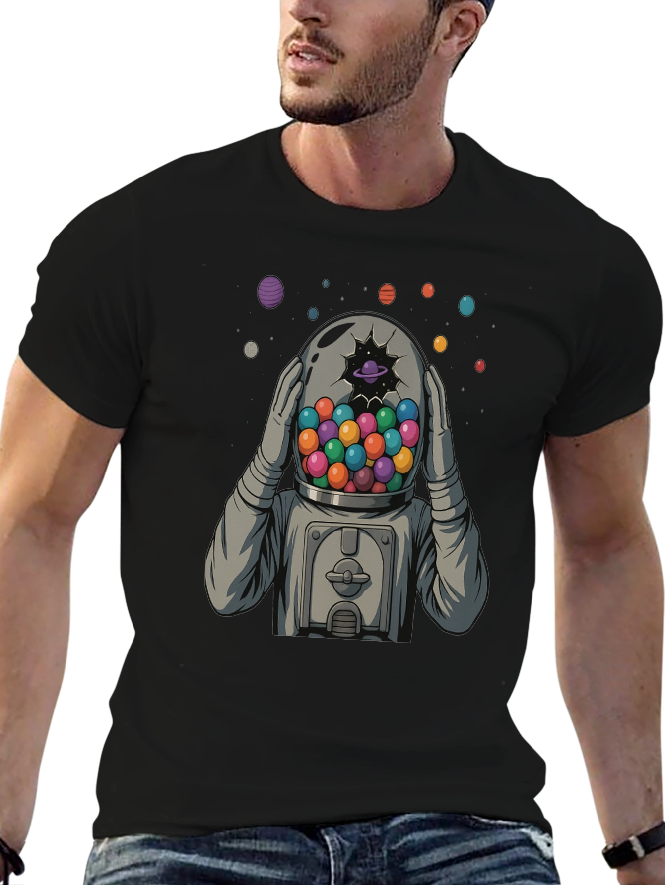 Astronaut Gumball Head Graphic Tee