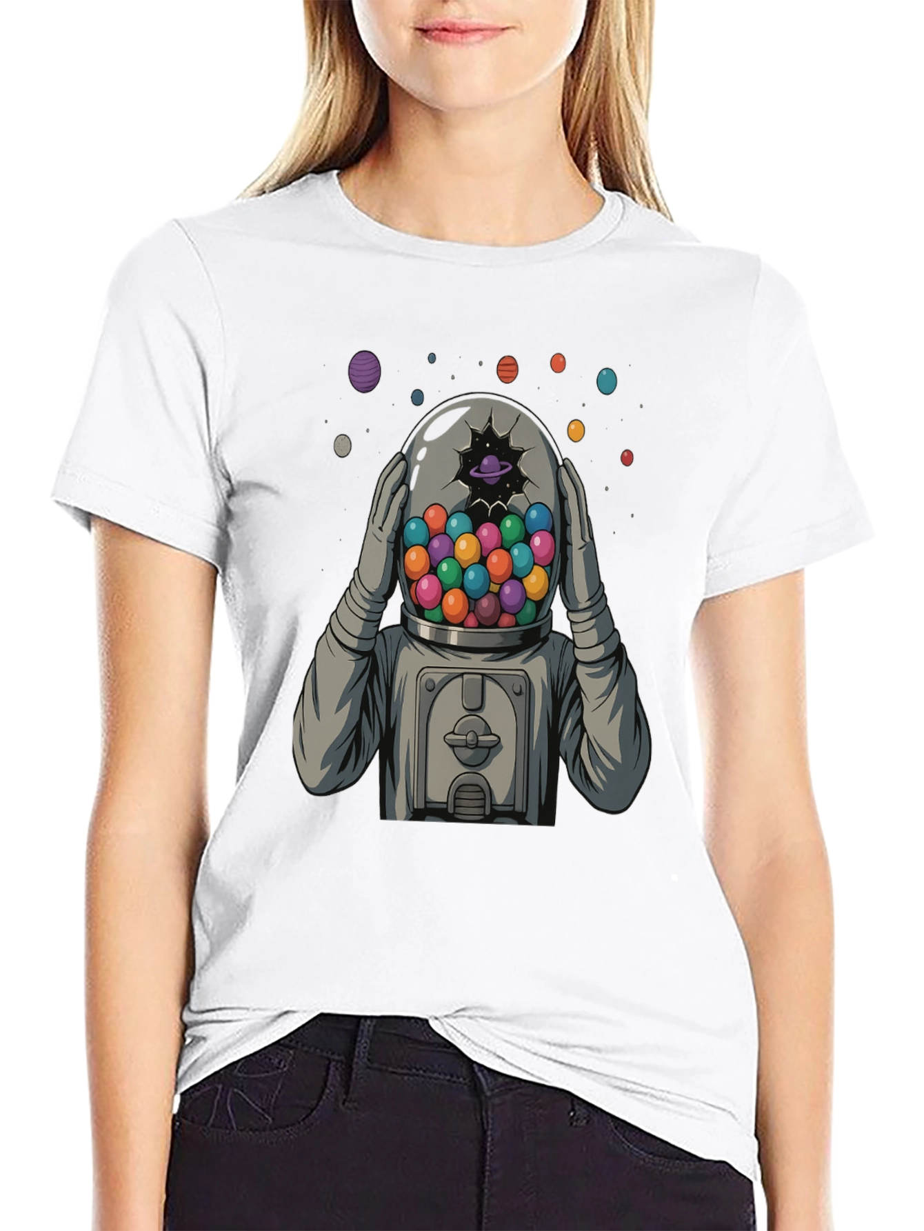 Astronaut Gumball Head Graphic Tee