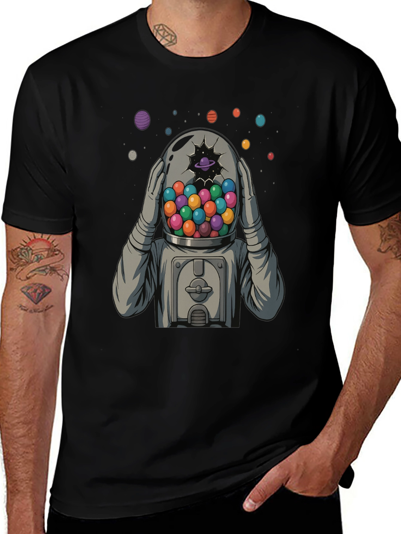 Astronaut Gumball Head Graphic Tee