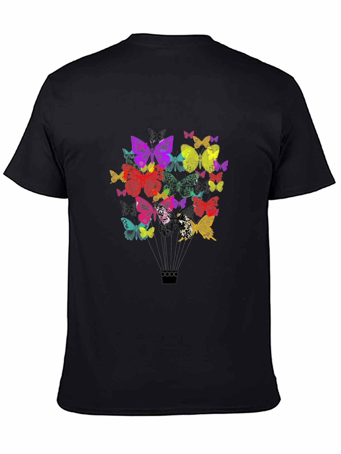 Butterfly Balloon Graphic T-Shirt