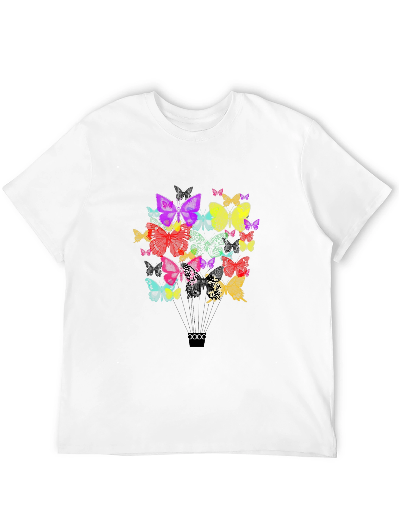Butterfly Balloon Graphic T-Shirt