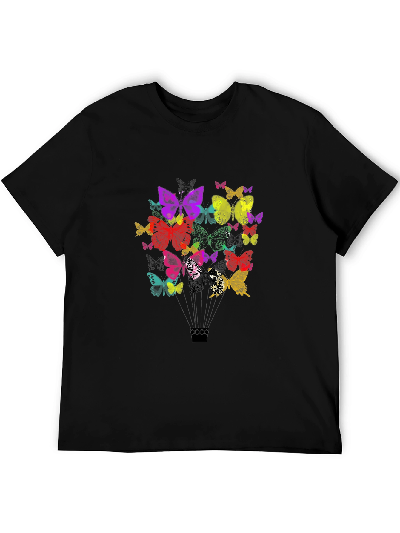 Butterfly Balloon Graphic T-Shirt