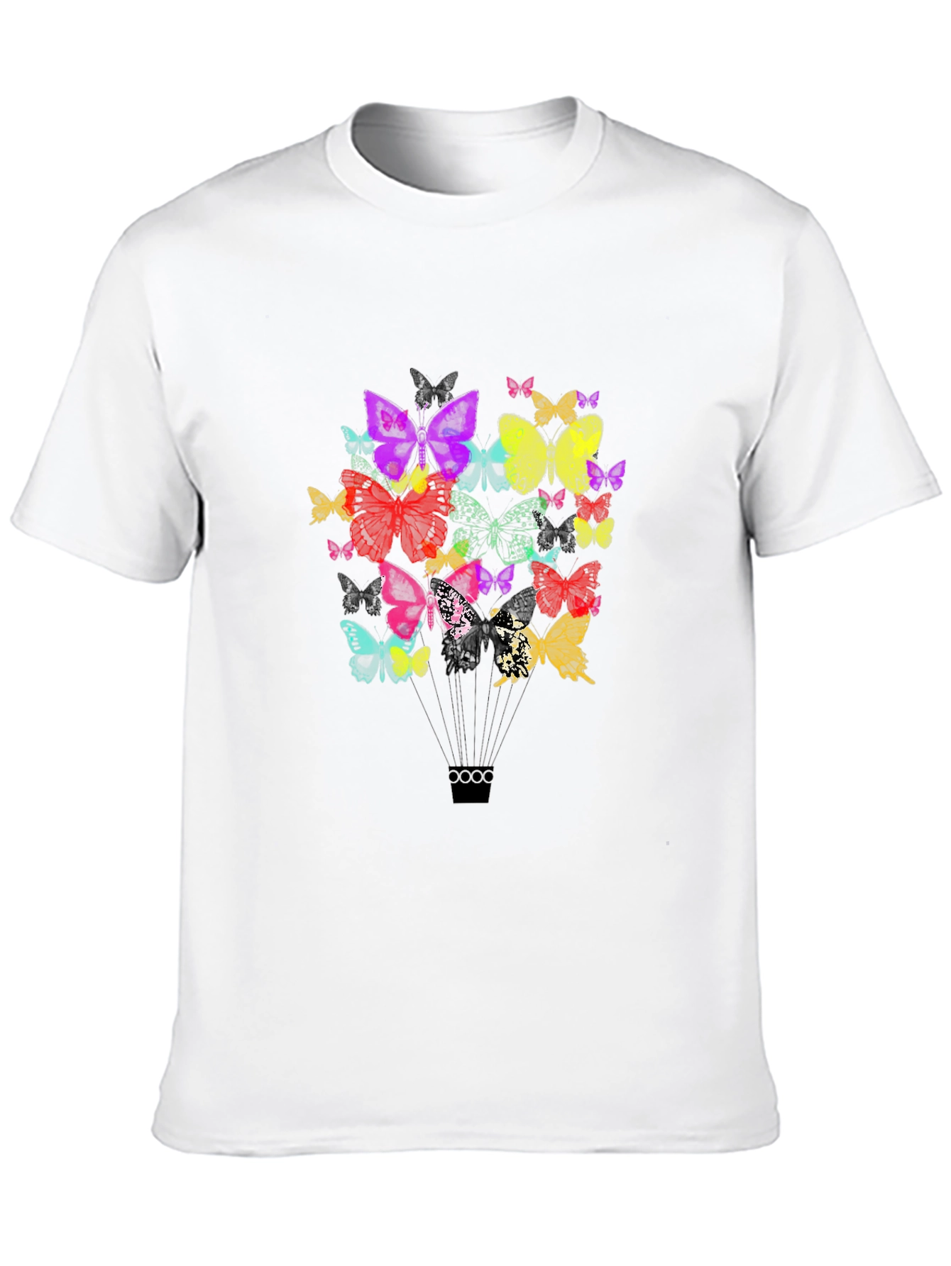 Butterfly Balloon Graphic T-Shirt