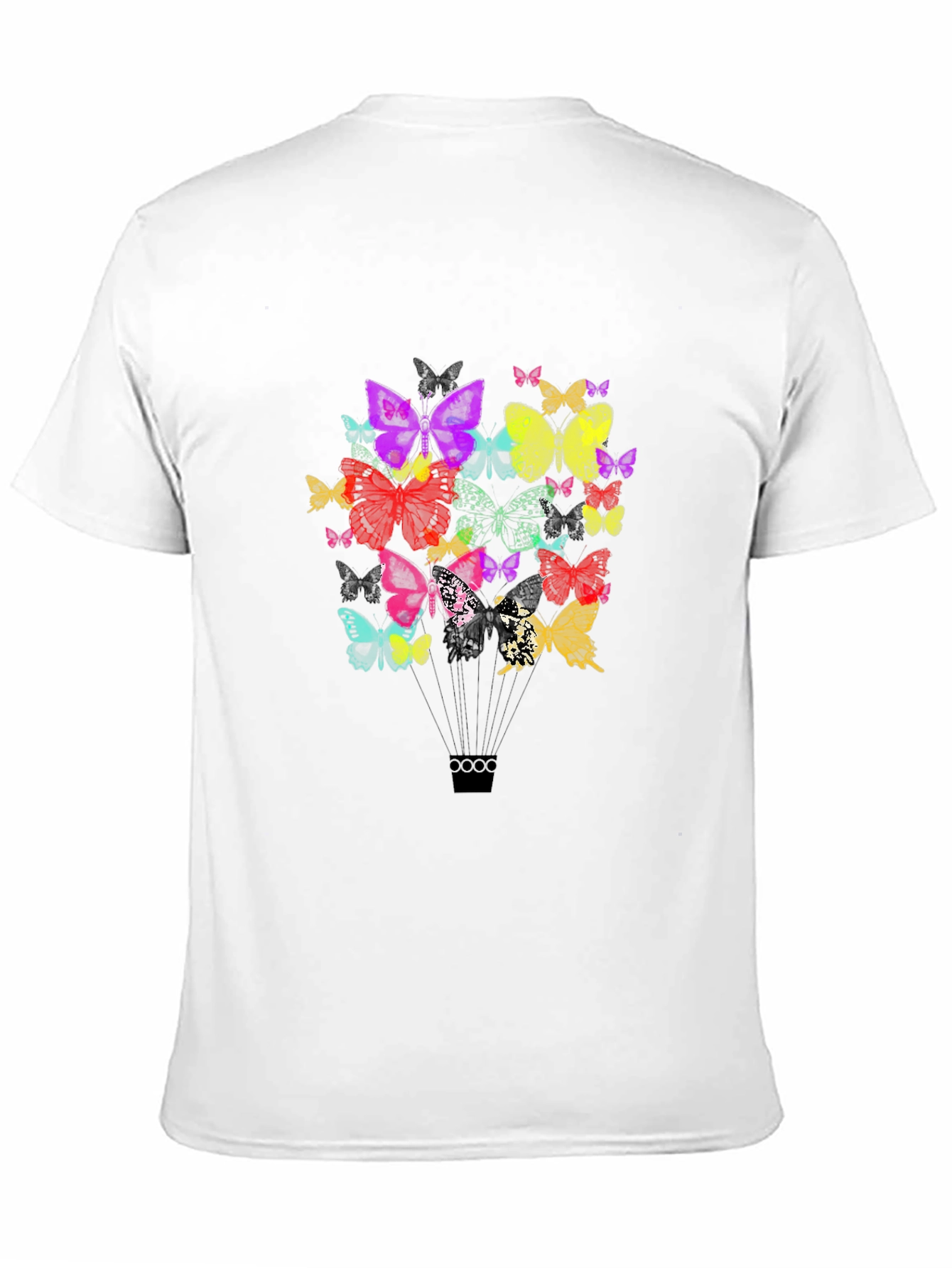 Butterfly Balloon Graphic T-Shirt