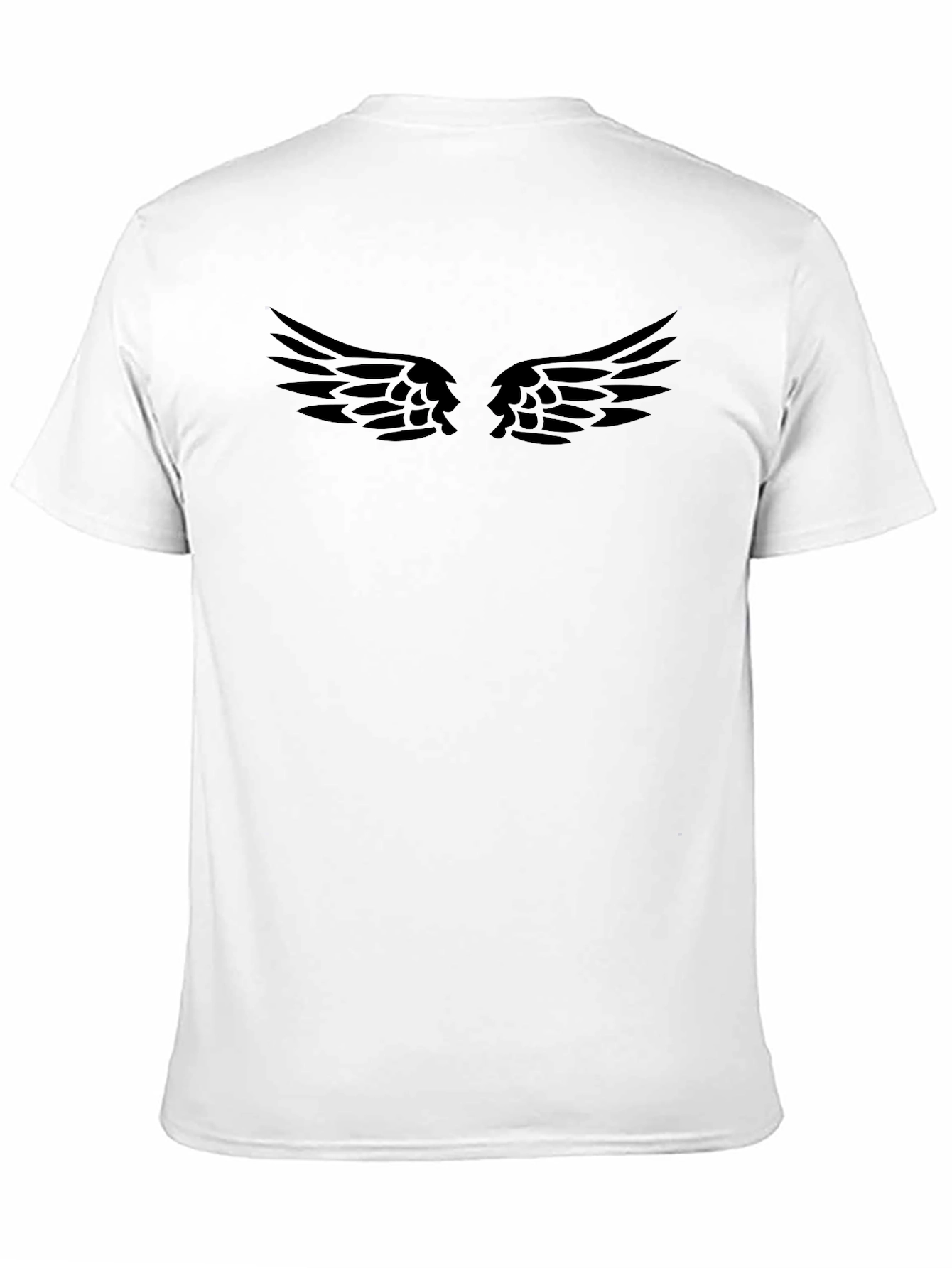 Black Wings Graphic Tee - Mens Stylish Casual Top