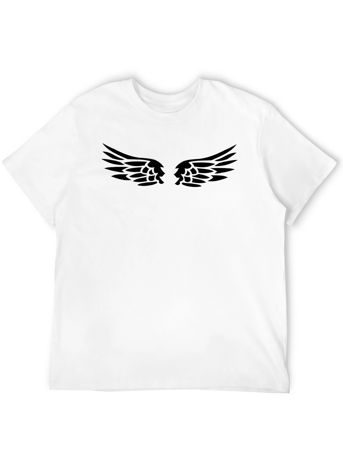 Black Wings Graphic Tee - Mens Stylish Casual Top