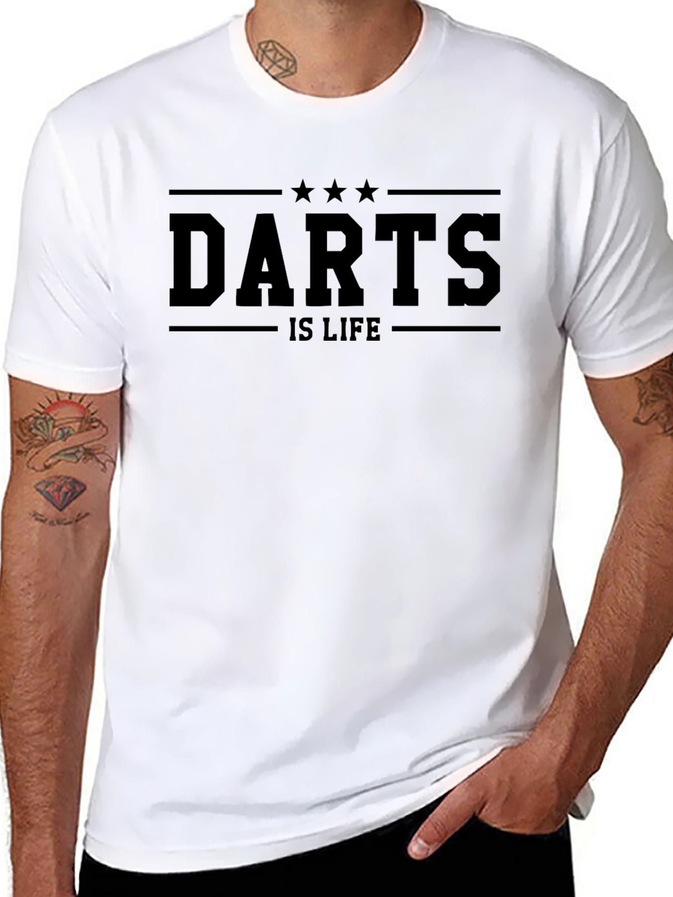 Darts Is Life Graphic Tee - Soft Cotton Blend