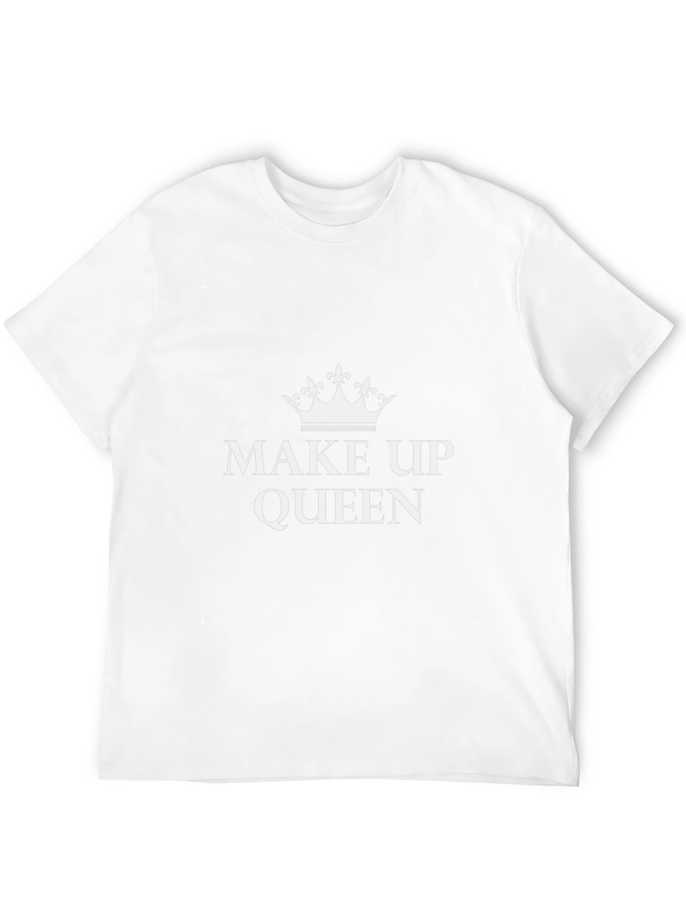 Make Up Queen Graphic T-Shirt - Black Cotton Tee