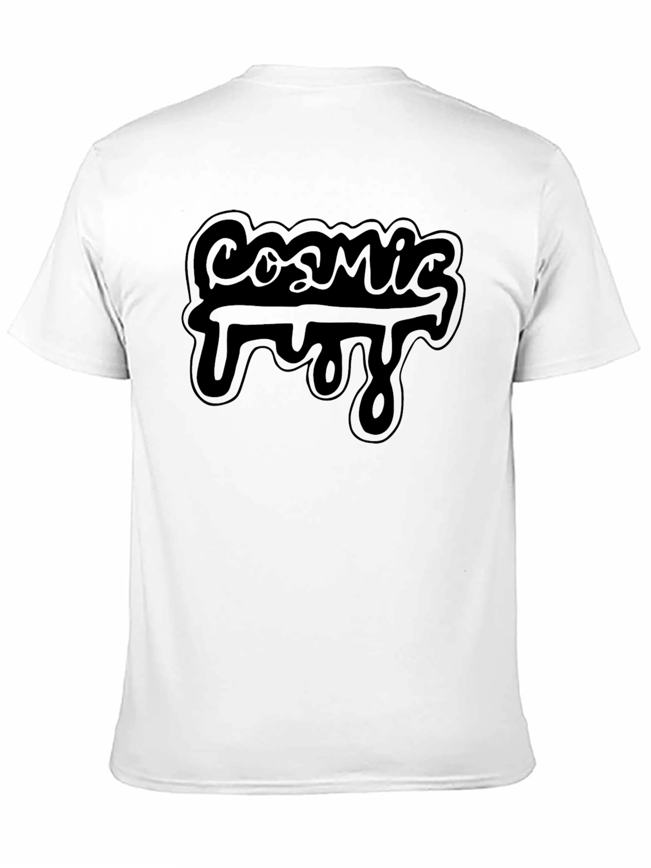 Cosmic Fuzz Graphic T-Shirt - Mens Black Tee