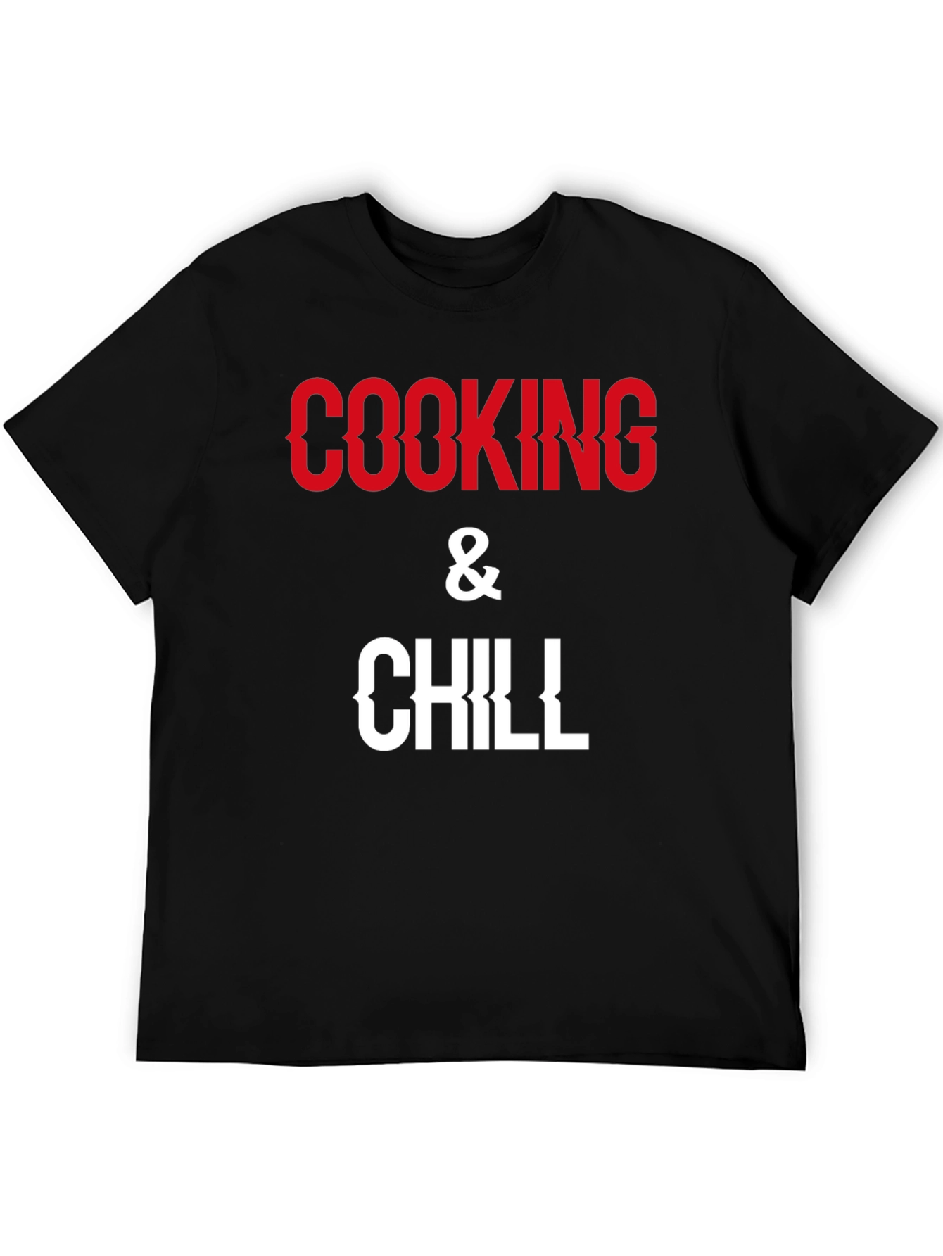 Cooking & Chill Graphic Tee - Black