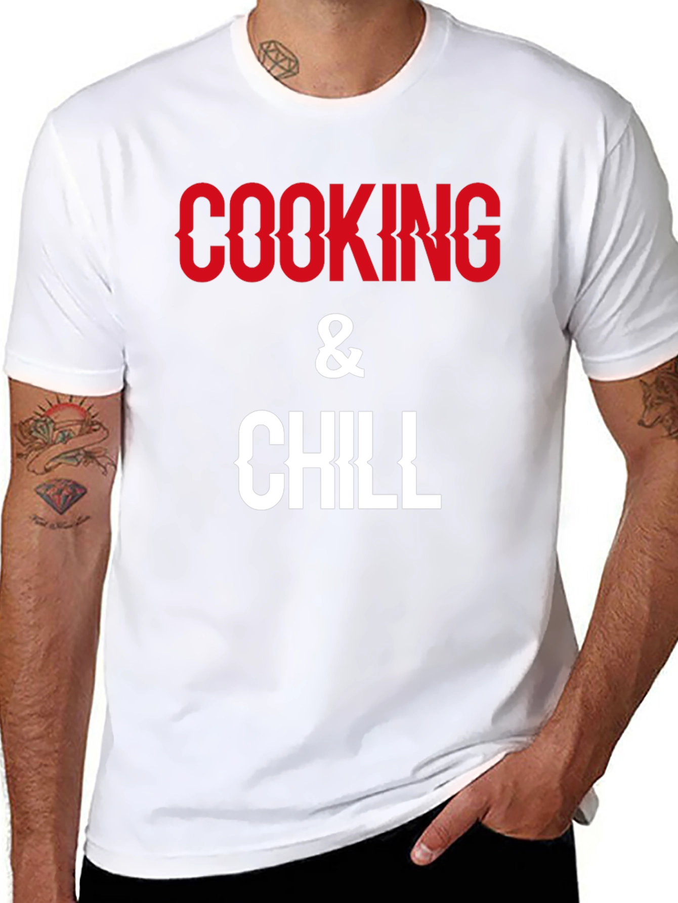Cooking & Chill Graphic Tee - Black
