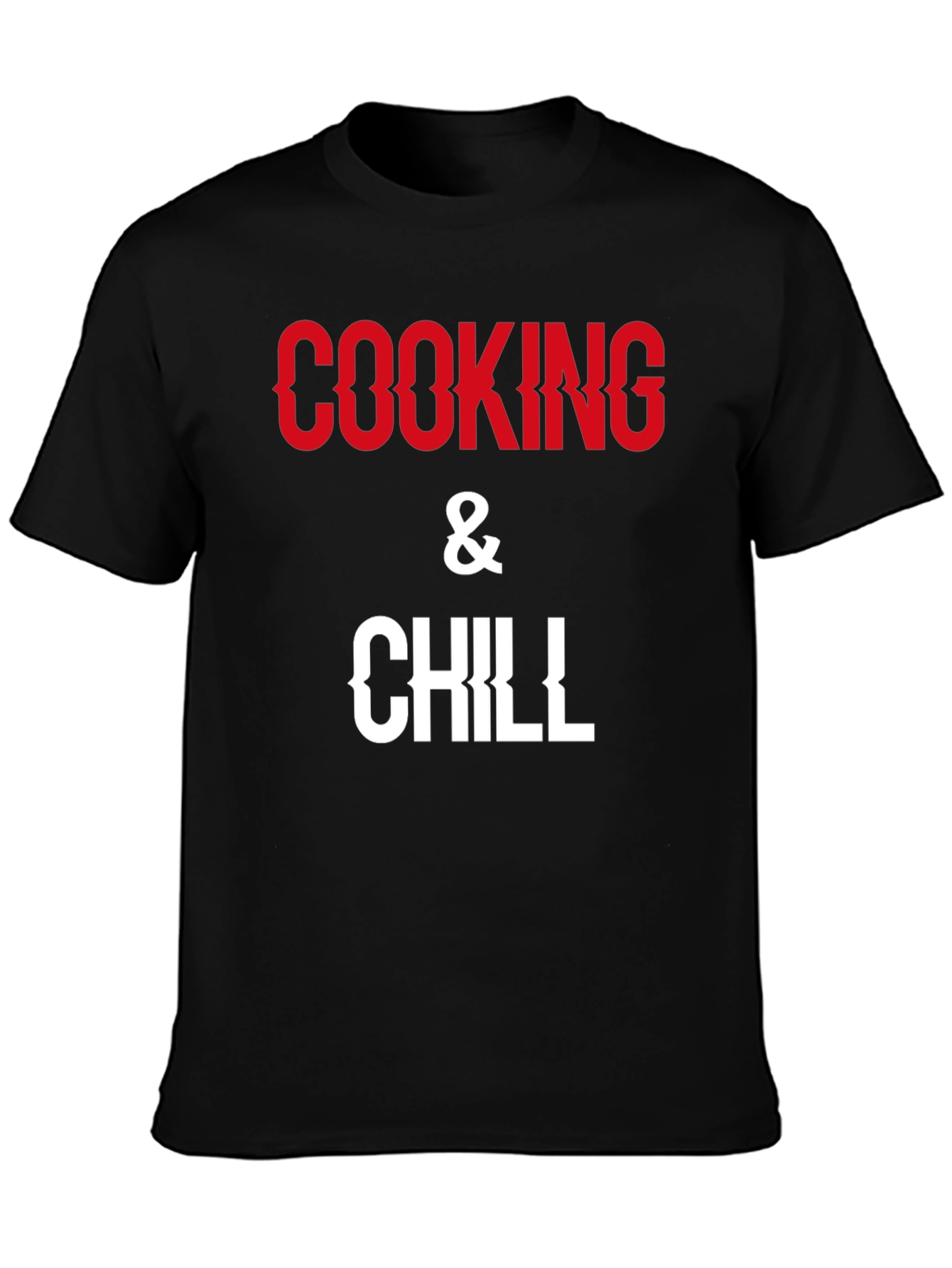 Cooking & Chill Graphic Tee - Black