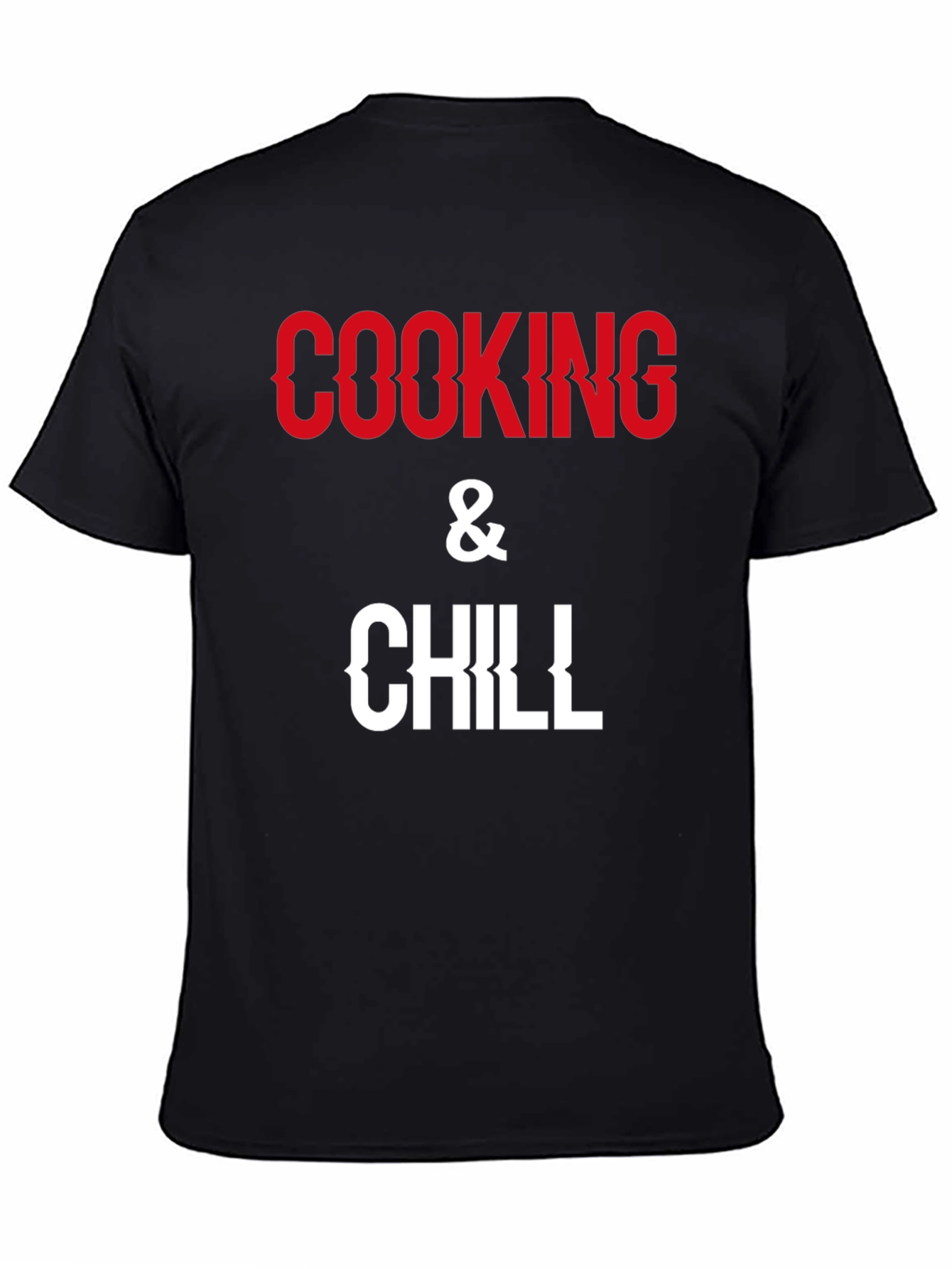Cooking & Chill Graphic Tee - Black