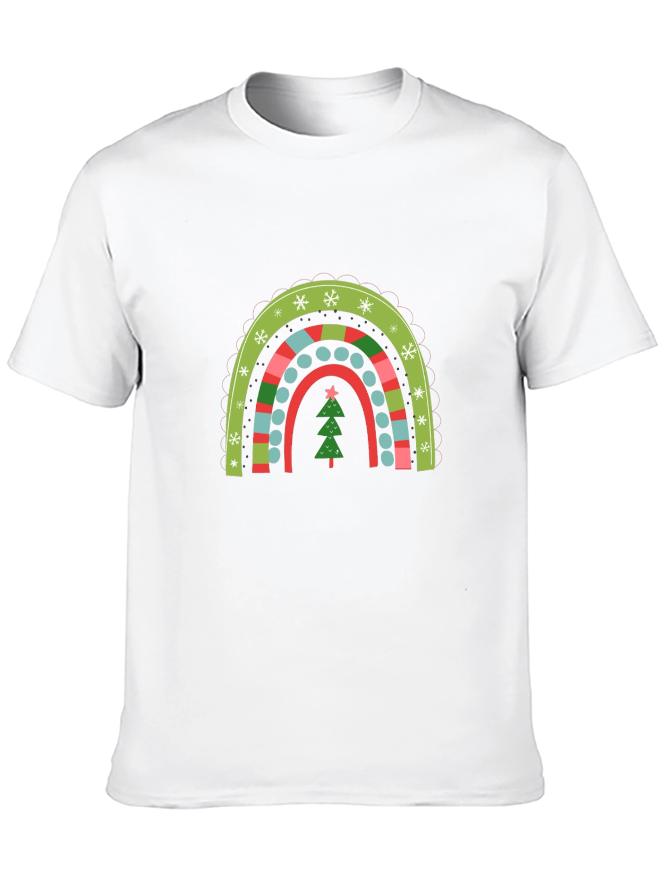 Festive Christmas Rainbow T-Shirt