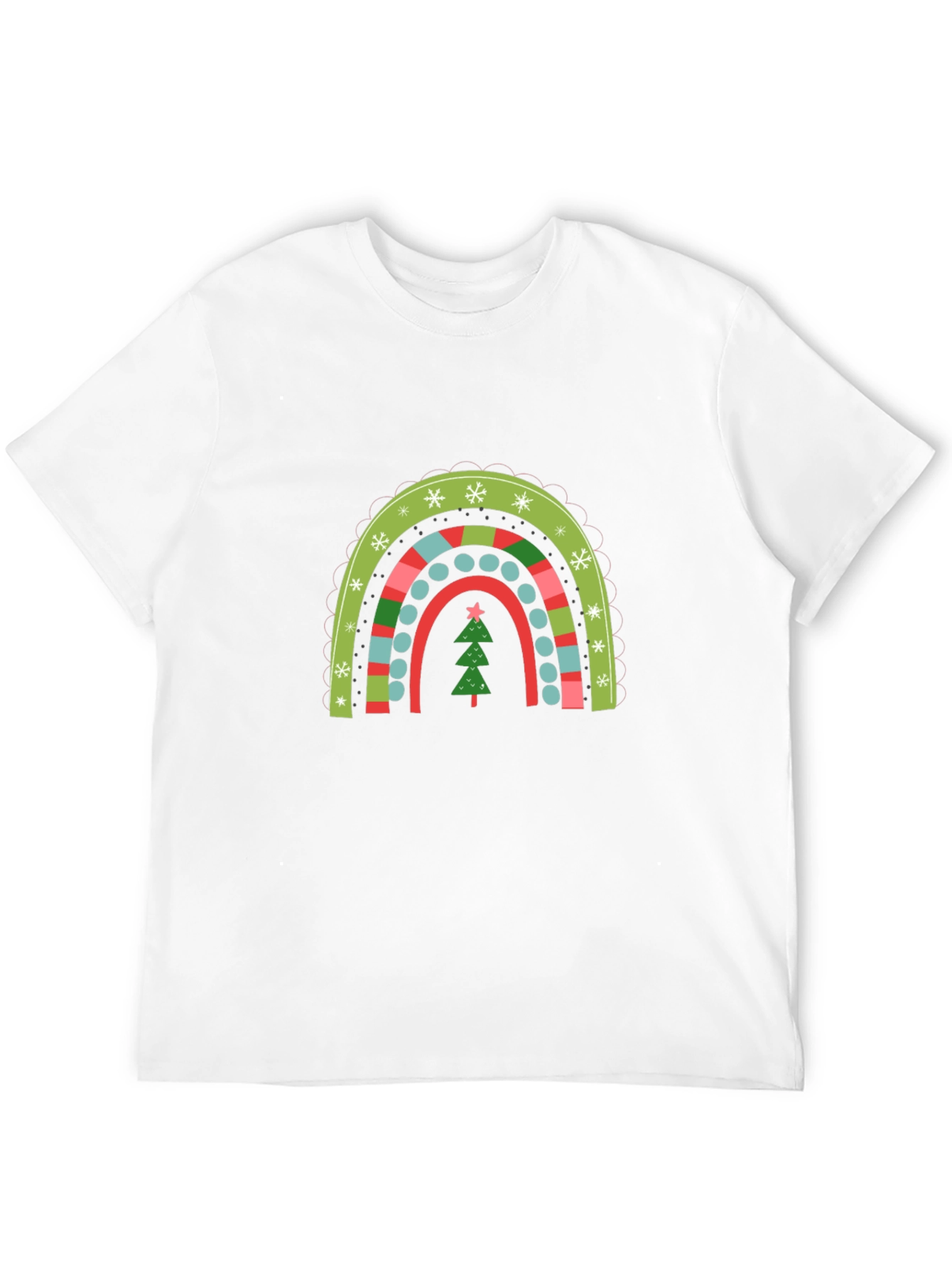 Festive Christmas Rainbow T-Shirt