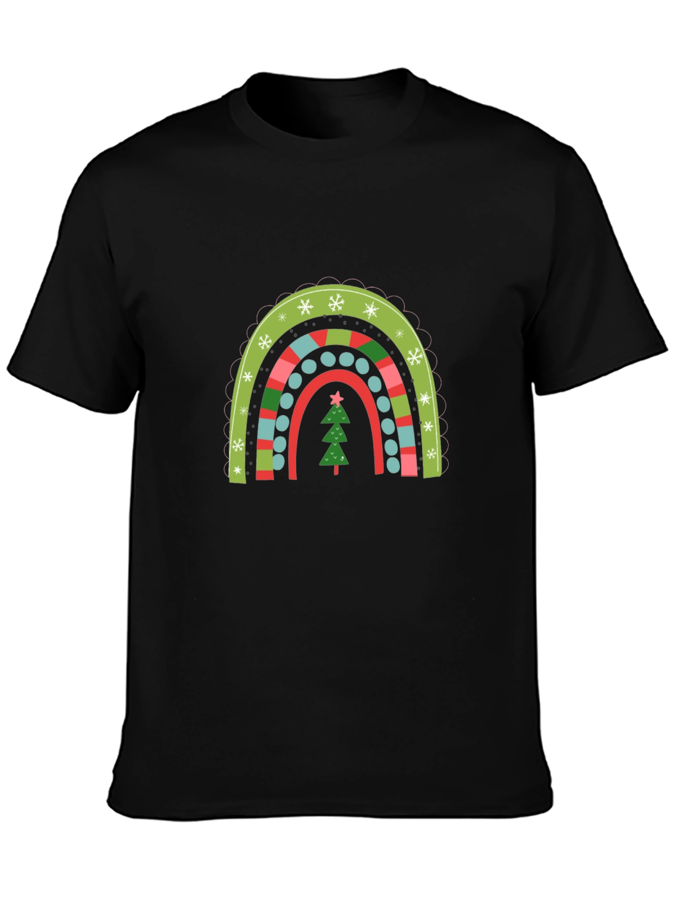 Festive Christmas Rainbow T-Shirt