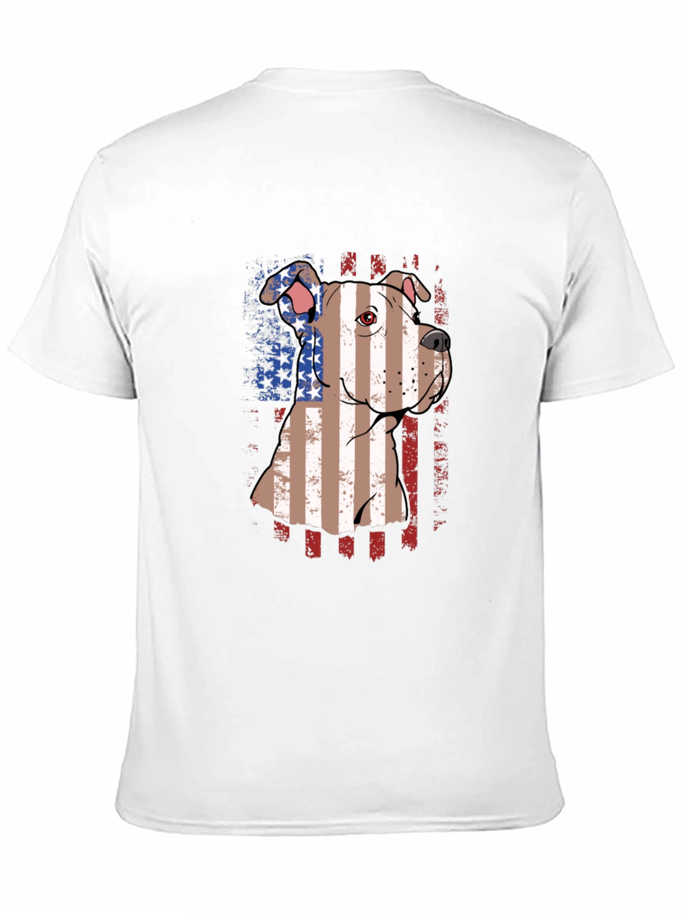 American Pit Bull Dog Patriotic T-Shirt