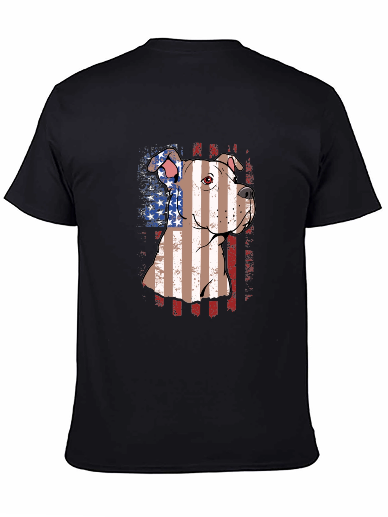 American Pit Bull Dog Patriotic T-Shirt