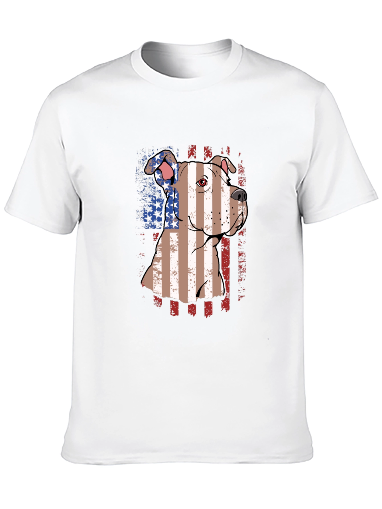 American Pit Bull Dog Patriotic T-Shirt