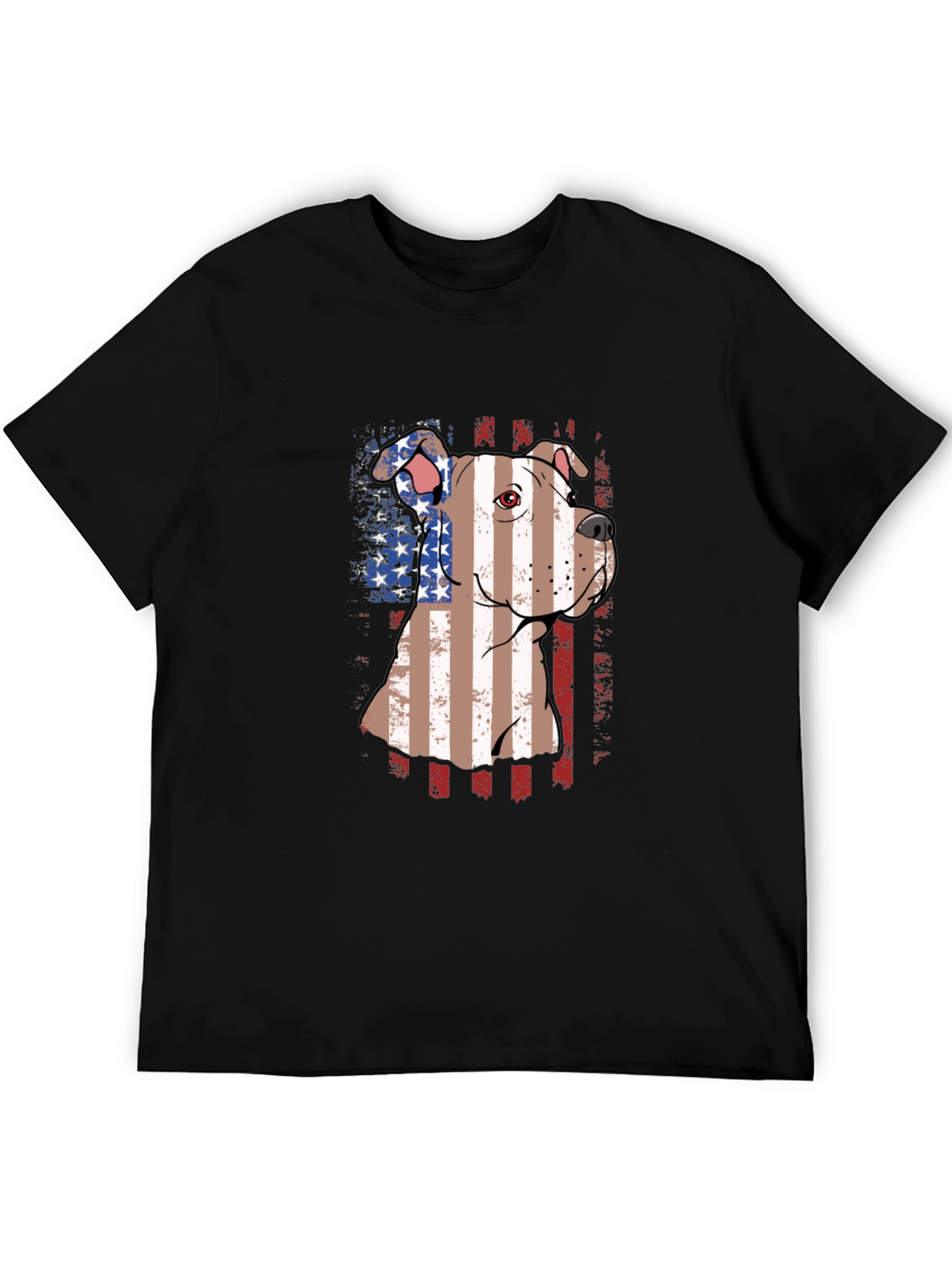 American Pit Bull Dog Patriotic T-Shirt