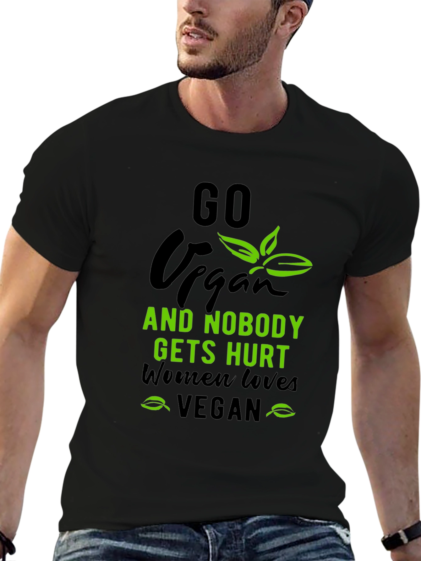 Go Vegan T-Shirt - Animal Lover Tee